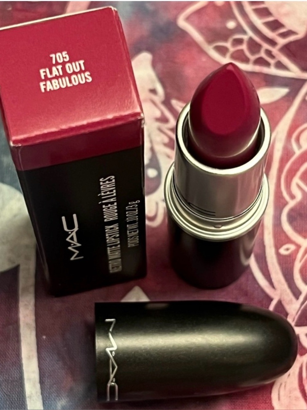 MAC Retro Matte Flat Out Fabulous Lipstick NIB